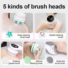 Ultimate 5-in-1 Shower Brush | Deep Clean & Smooth Skin