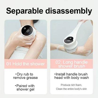 Ultimate 5-in-1 Shower Brush | Deep Clean & Smooth Skin